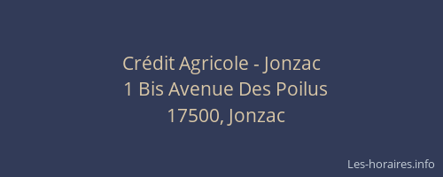 Crédit Agricole - Jonzac