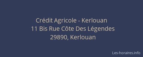 Crédit Agricole - Kerlouan