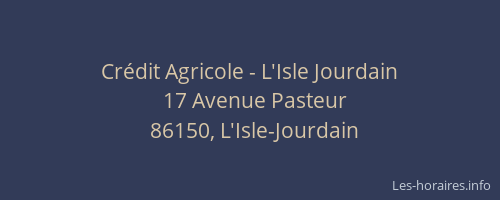 Crédit Agricole - L'Isle Jourdain