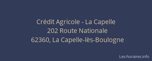 Crédit Agricole - La Capelle