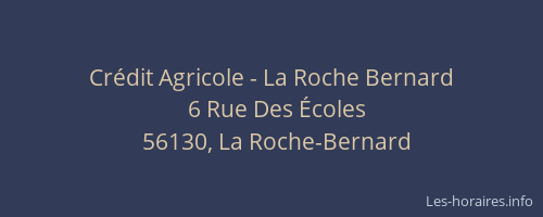 Crédit Agricole - La Roche Bernard