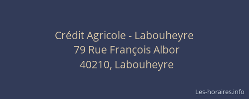 Crédit Agricole - Labouheyre