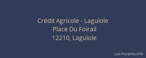 Crédit Agricole - Laguiole