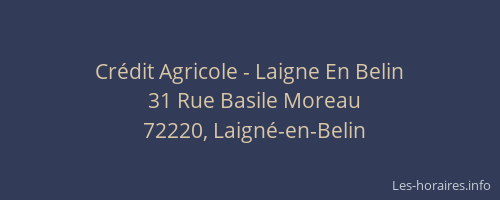 Cr&eacute;dit Agricole - Laigne En Belin