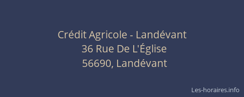 Crédit Agricole - Landévant