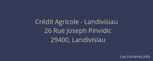 Cr&eacute;dit Agricole - Landivisiau