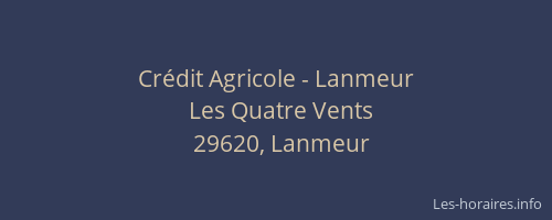 Crédit Agricole - Lanmeur