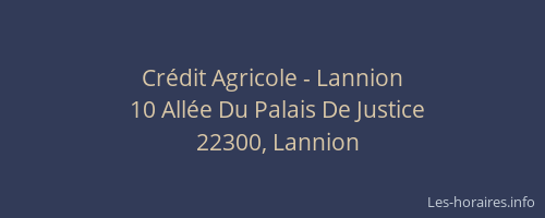 Crédit Agricole - Lannion