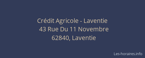 Cr&eacute;dit Agricole - Laventie