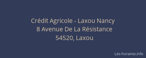 Crédit Agricole - Laxou Nancy