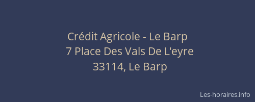 Crédit Agricole - Le Barp