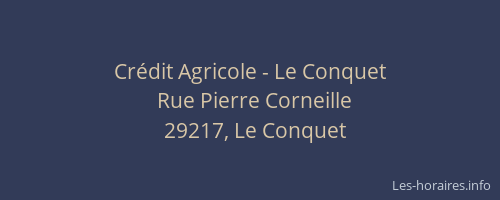 Crédit Agricole - Le Conquet