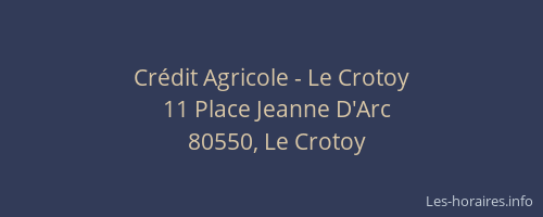 Crédit Agricole - Le Crotoy