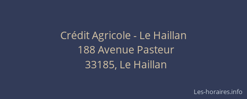Crédit Agricole - Le Haillan