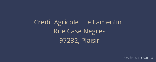 Cr&eacute;dit Agricole - Le Lamentin