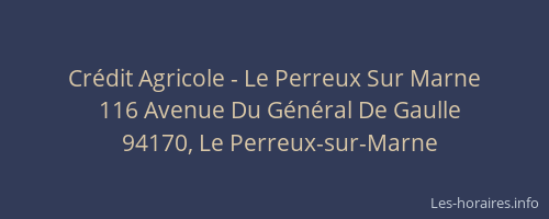 Crédit Agricole - Le Perreux Sur Marne