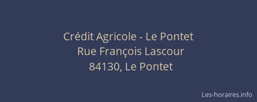 Crédit Agricole - Le Pontet