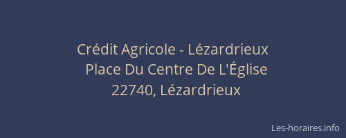 Crédit Agricole - Lézardrieux