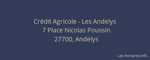 Crédit Agricole - Les Andelys