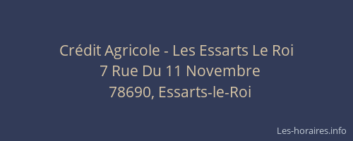 Cr&eacute;dit Agricole - Les Essarts Le Roi