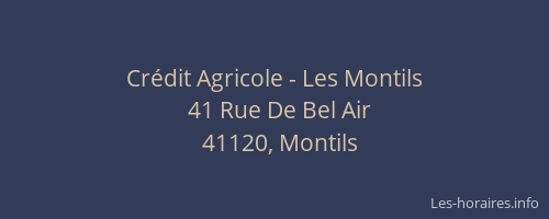 Crédit Agricole - Les Montils