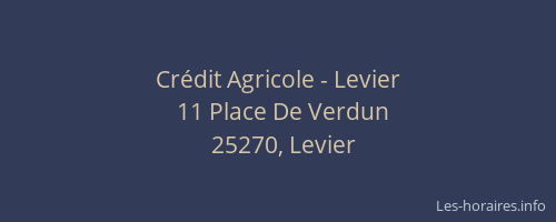 Crédit Agricole - Levier