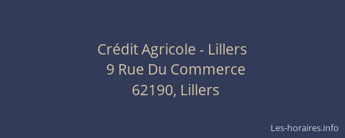 Cr&eacute;dit Agricole - Lillers