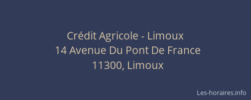 Crédit Agricole - Limoux