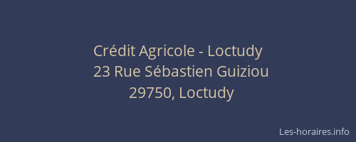 Crédit Agricole - Loctudy