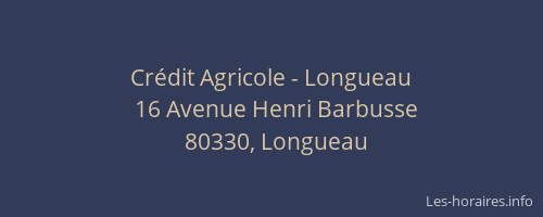 Crédit Agricole - Longueau
