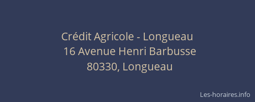 Cr&eacute;dit Agricole - Longueau
