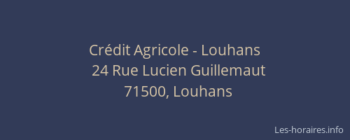 Crédit Agricole - Louhans