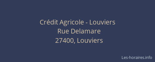 Cr&eacute;dit Agricole - Louviers