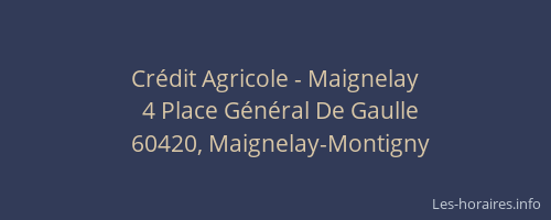Crédit Agricole - Maignelay