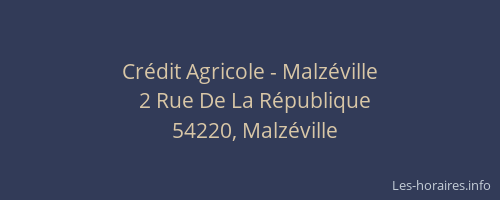 Crédit Agricole - Malzéville