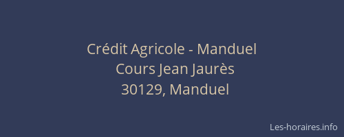 Crédit Agricole - Manduel