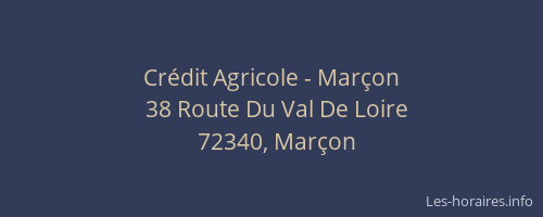 Crédit Agricole - Marçon