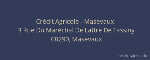 Cr&eacute;dit Agricole - Masevaux