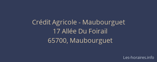 Crédit Agricole - Maubourguet