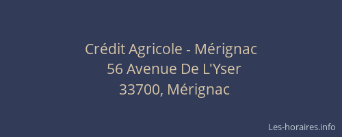 Crédit Agricole - Mérignac