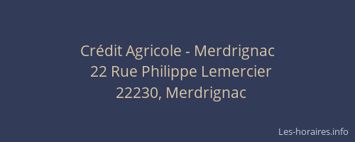 Crédit Agricole - Merdrignac