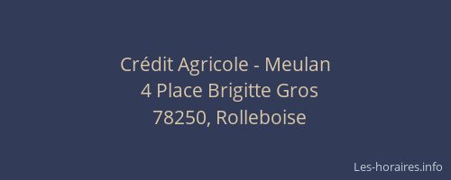 Cr&eacute;dit Agricole - Meulan