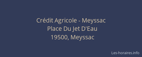 Crédit Agricole - Meyssac
