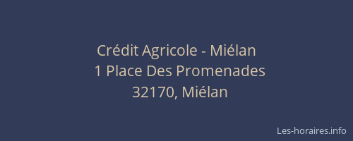 Cr&eacute;dit Agricole - Mi&eacute;lan