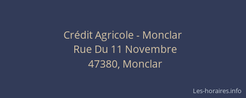 Crédit Agricole - Monclar
