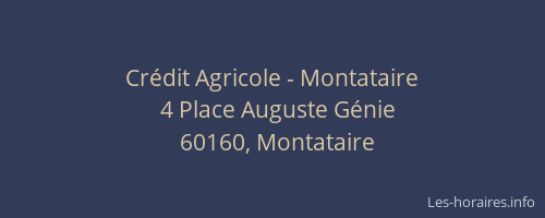 Crédit Agricole - Montataire