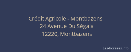 Cr&eacute;dit Agricole - Montbazens