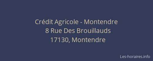 Crédit Agricole - Montendre