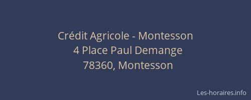 Crédit Agricole - Montesson