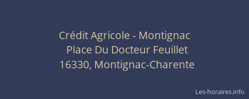 Crédit Agricole - Montignac